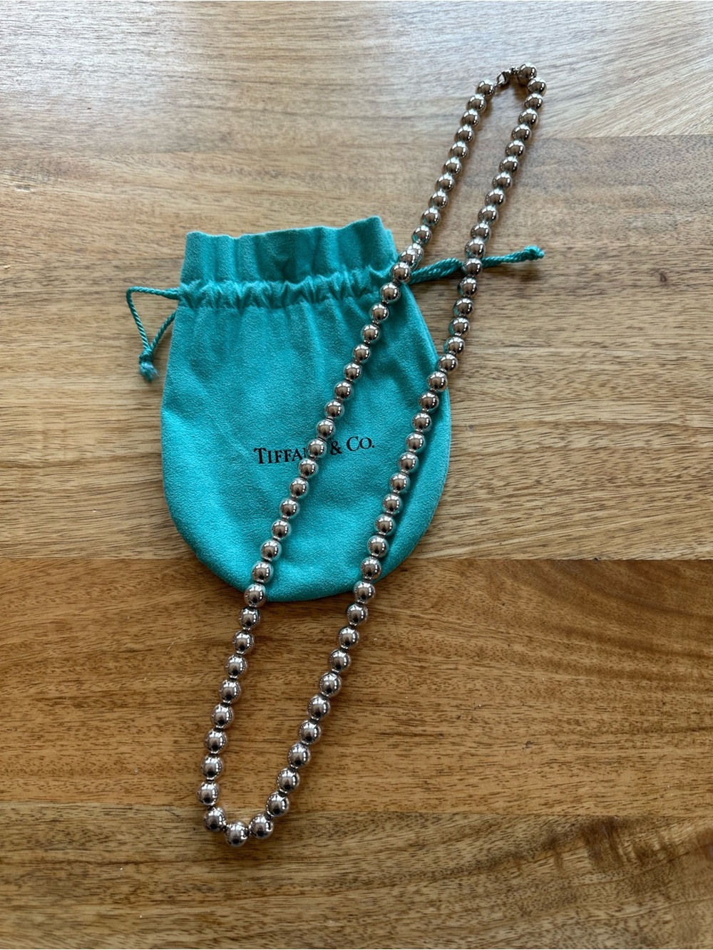 Rare Tiffany & Co. 30” Sterling necklace